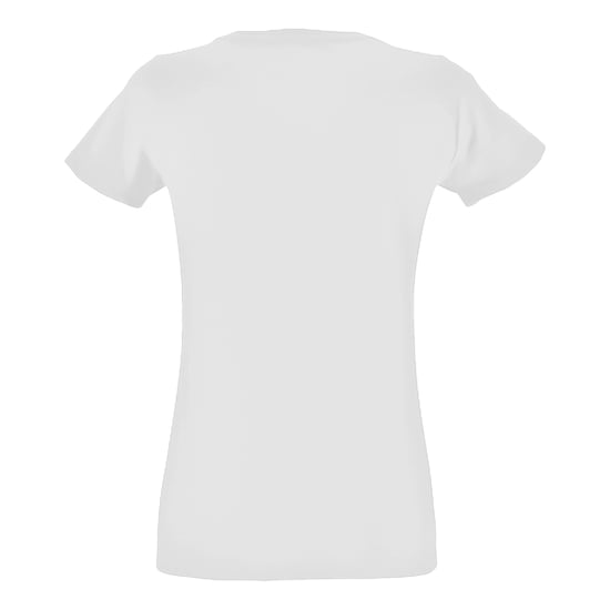 SOLS Dames/Dames Regent Ronde Hals Fitted T-shirt (Wit) - Image 2