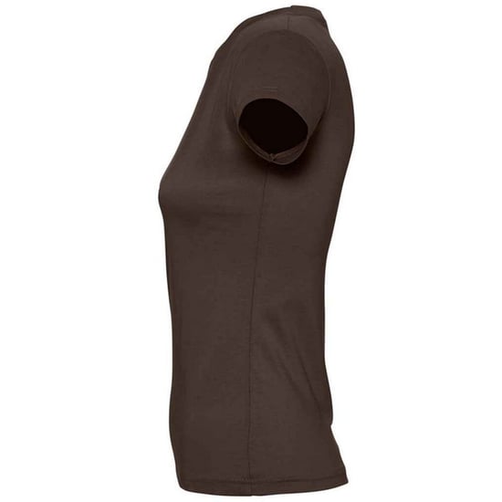 SOLS Dames/Dames Imperial T-shirt (Chocolade) - Image 3