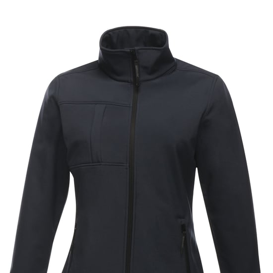 Regatta Dames/Dames Octagon II Zachte Shell Jas (Marine/Seal Grijs) - Image 2