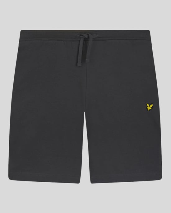 Lyle & Scott effen gunmetal grijze sweatshort - Image 5