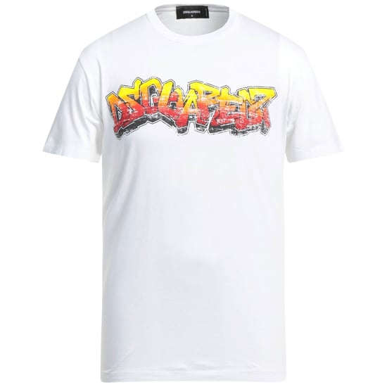 Dsquared2 Wall Tag Logo Wit T-shirt - Image 1