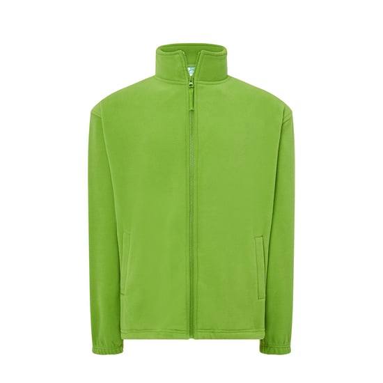 JHK Heren fleecevest met volledige rits (Kalk) - Image 1