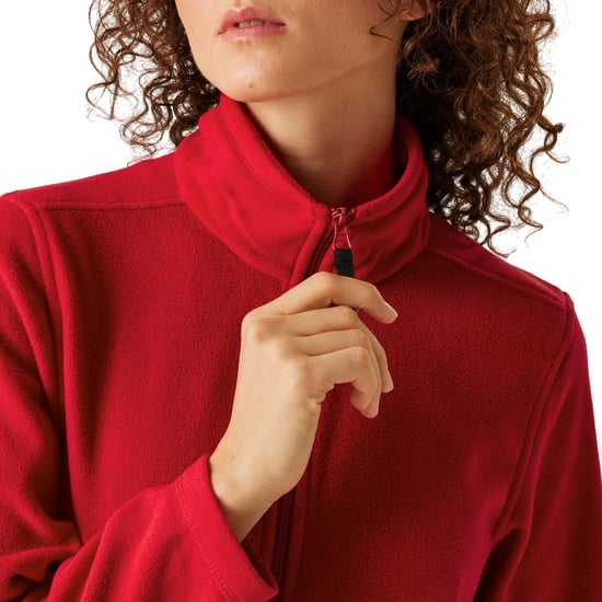 Regatta Dames/Dames Micro Full Zip Fleecejack (Klassiek rood) - Image 3