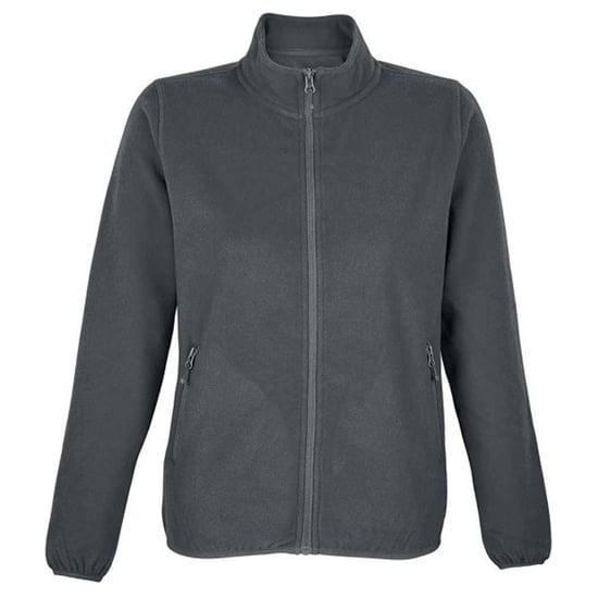 SOLS Vrouwen/Dames Factor Fleecejack met rits (Houtskool Grijs Effen) - Image 1
