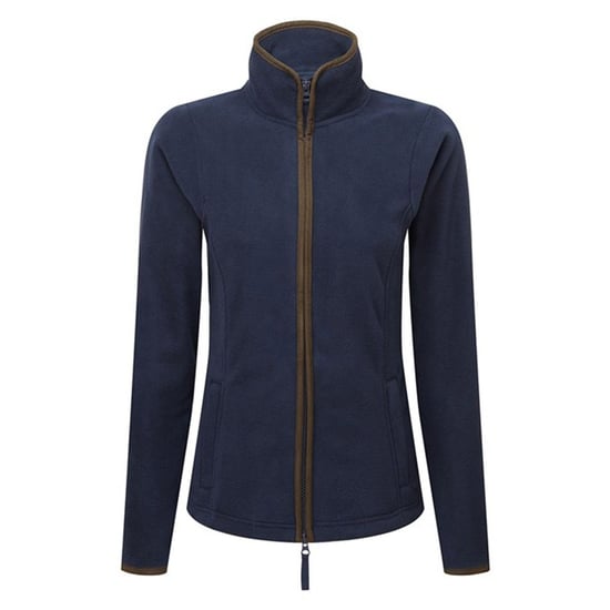 Premier Dames/Dames Artisan Fleecejack (Marine / Bruin) - Image 1