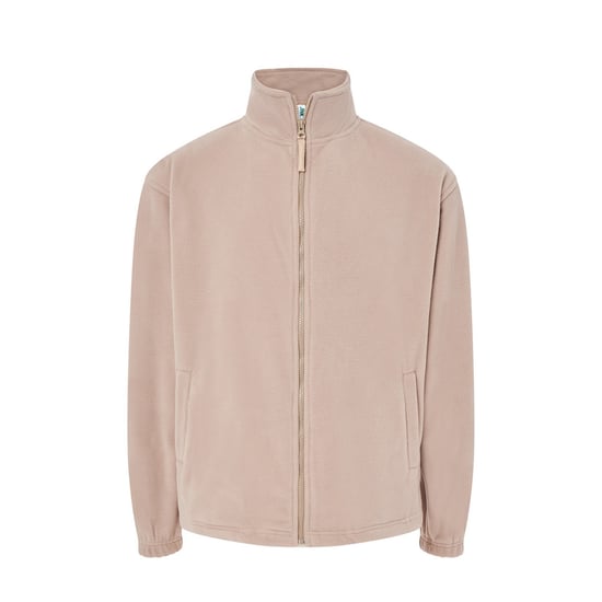 JHK Heren fleecevest met volledige rits (Zand) - Image 1