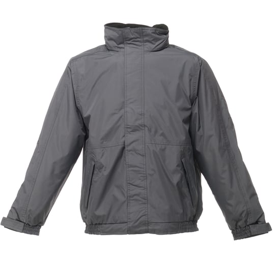 Regatta Dover Bomber Jacket voor volwassenen (Afdichting Grijs/Zwart) - Image 1
