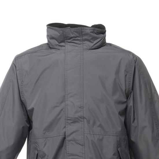 Regatta Dover Bomber Jacket voor volwassenen (Afdichting Grijs/Zwart) - Image 2