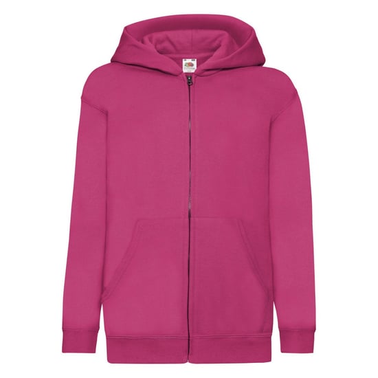 Fruit of the Loom Kinder/Kids Klassiek Jasje met Capuchon (Fuchsia) - Image 1