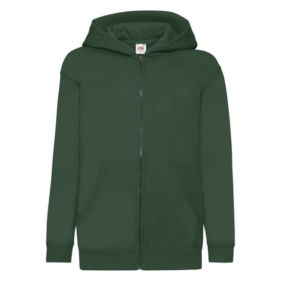 Fruit of the Loom Kinder/Kids Klassiek Jasje met Capuchon (Fles groen) - Image 1