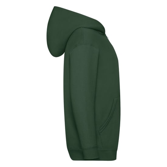 Fruit of the Loom Kinder/Kids Klassiek Jasje met Capuchon (Fles groen) - Image 3