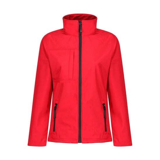 Regatta Dames/Dames Octagon II Zachte Shell Jas (Klassiek rood/zwart) - Image 1