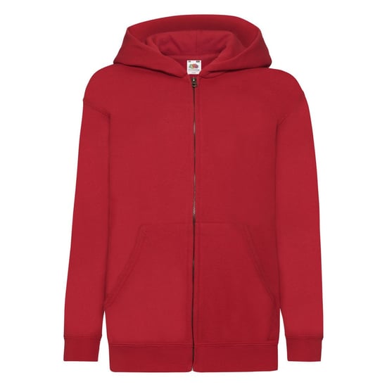 Fruit of the Loom Kinder/Kids Klassiek Jasje met Capuchon (Rood) - Image 1