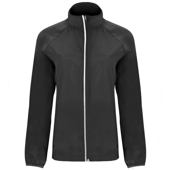 Roly Dames/Dames Glasgow Packaway Slim Windjack (Zwart) - Image 1