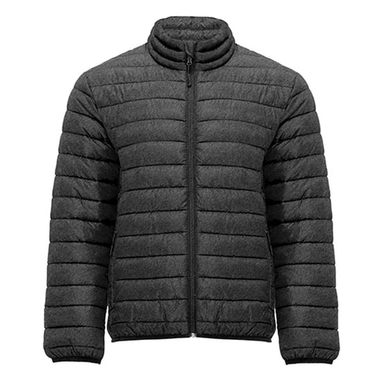 Roly Heren Finland gewatteerde jas (Zwart gemêleerd) - Image 1