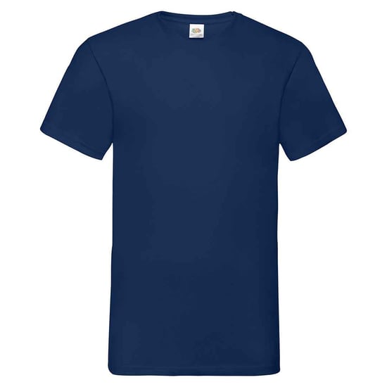Fruit of the Loom Unisex Adult Waardevol V Hals T-shirt (Marine) - Image 1