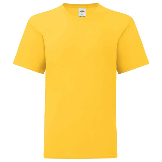 Fruit of the Loom Kinderen/Kinderen Iconisch T-Shirt (Zonnebloem) - Image 1