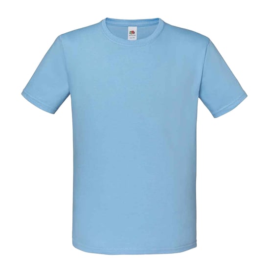Fruit of the Loom Kinderen/Kinderen Iconisch T-Shirt (Hemelsblauw) - Image 1