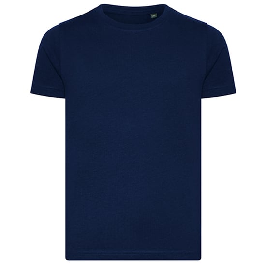 Ecologie Kinderen/Kinderen Cascades Effen Biologisch T-shirt (Marine) - Image 1