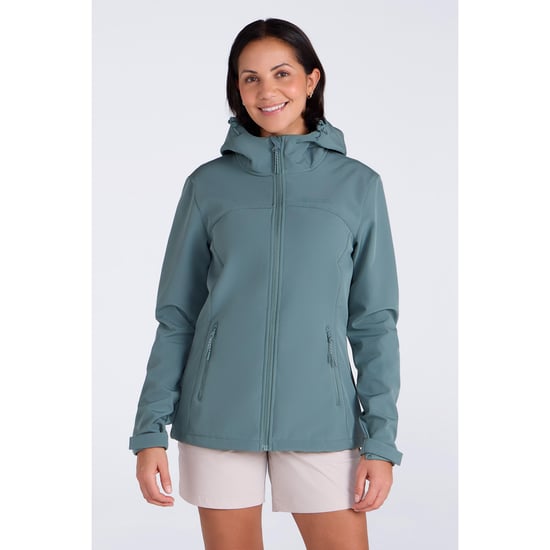Mountain Warehouse Dames/Dames Exodus waterafstotend softshell jack (Teal) - Image 1