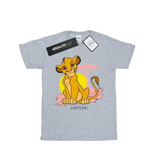 Disney Jongens The Lion King Simba Pastel T-Shirt (Sportgrijs) - Image 1