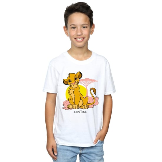 Disney Jongens The Lion King Simba Pastel T-Shirt (Wit) - Image 2
