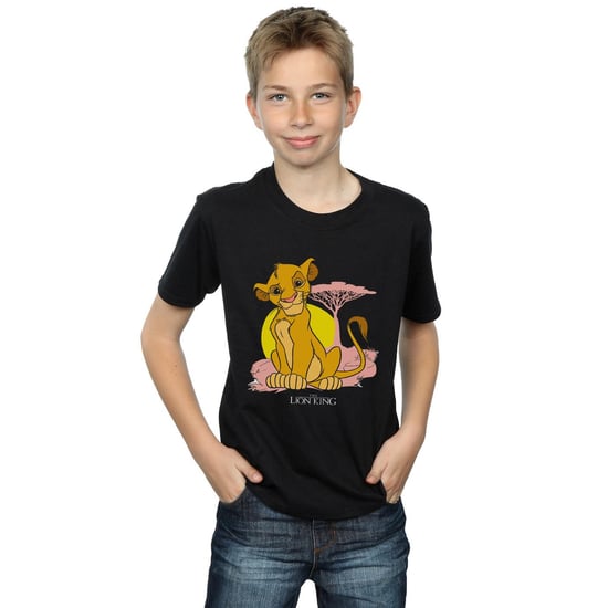 Disney Jongens The Lion King Simba Pastel T-Shirt (Zwart) - Image 2
