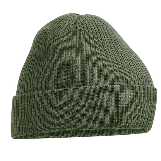 Beechfield Geribde muts Polylana (Olijfgroen) - Image 1