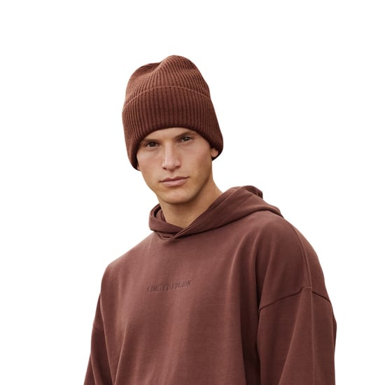 Beechfield Gebreide oversized muts (Walnoot) - Image 2