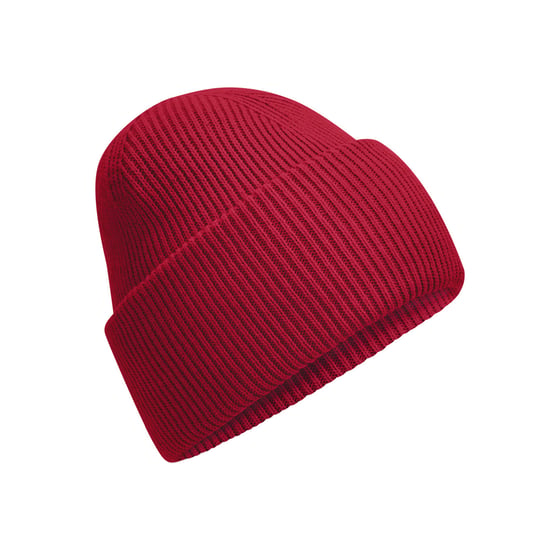 Beechfield Unisex Classic Engineered Crown Beanie voor volwassenen (Klassiek rood) - Image 1
