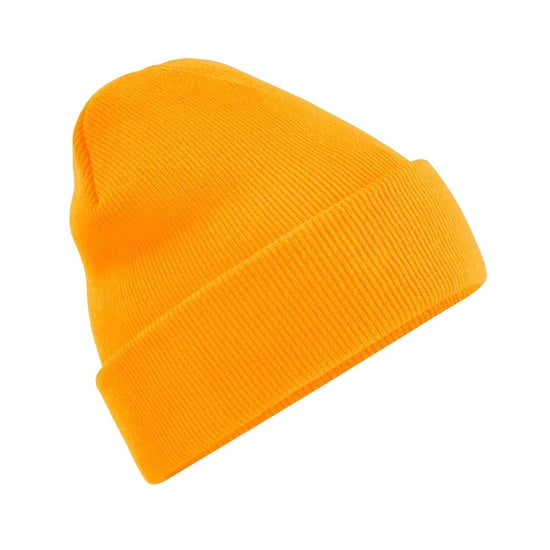 Beechfield Volwassenen van Unisex Originele geboeide Beanie (Fluorescerend Oranje) - Image 1