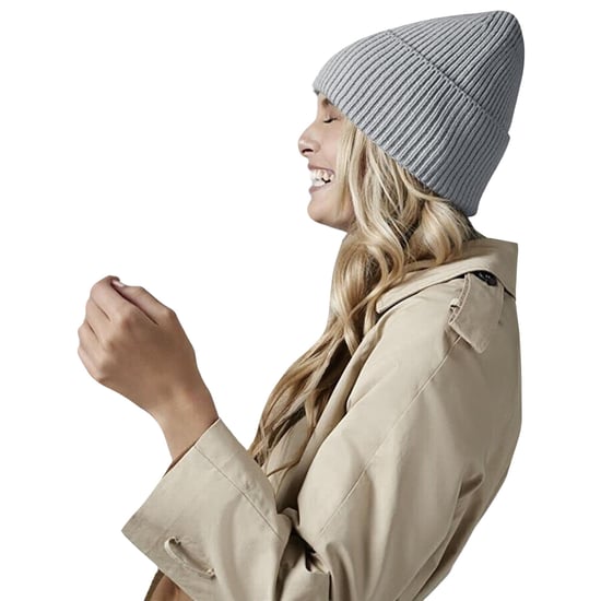 Beechfield Gebreide oversized muts (Lichtgrijs) - Image 2