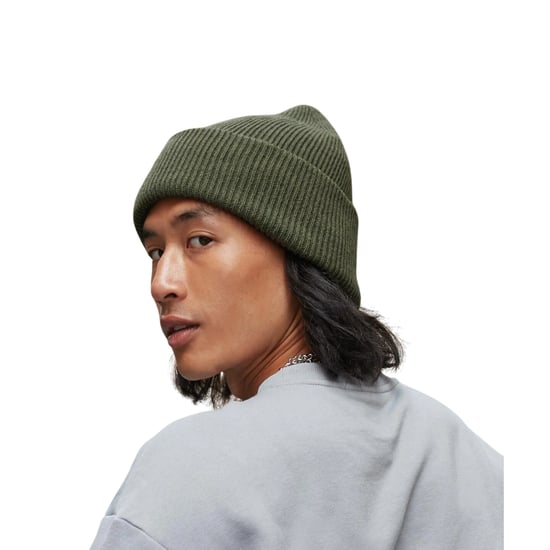 Beechfield Gebreide oversized muts (Olijfgroen) - Image 2