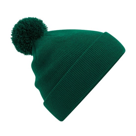 Beechfield Originele Pom Pom muts (Fles groen) - Image 1