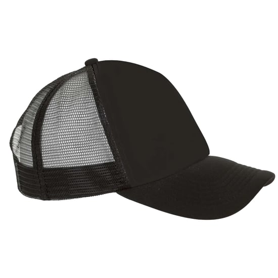 SOLS Bubble Colour Block Baseball Cap (Zwart) - Image 3