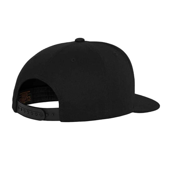 Flexfit Klassieke 5 Paneel Snapback Cap (Zwart) - Image 2