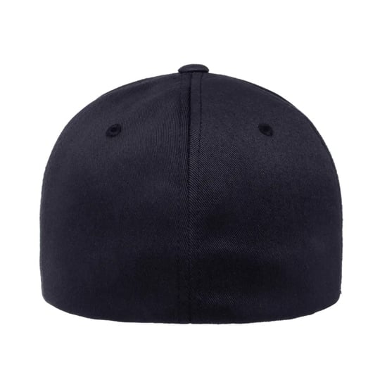 Flexfit Wollige gekamde muts (Donkere marine) - Image 2