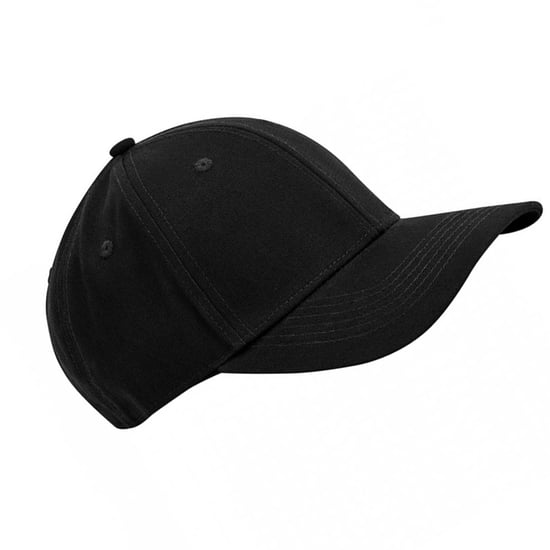 Beechfield EarthAware 6 Paneel Organic Katoenen Baseball Cap (Zwart) - Image 2