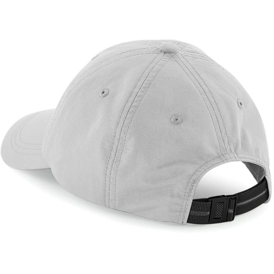Beechfield Unisex Outdoor Waterdichte 6 Panel Baseball Cap (Lichtgrijs) - Image 2