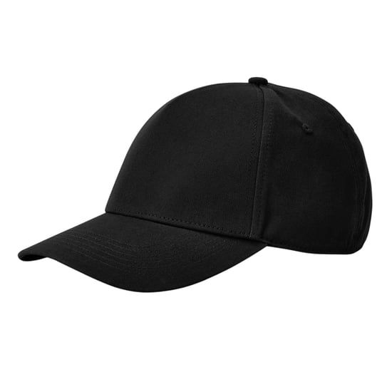 Beechfield EarthAware 5 Paneel Organic Katoenen Baseball Cap (Zwart) - Image 2