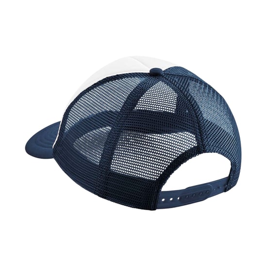 Beechfield Kinderen/Kinderen Vintage Snapback Trucker Cap (Franse marine / Wit) - Image 2
