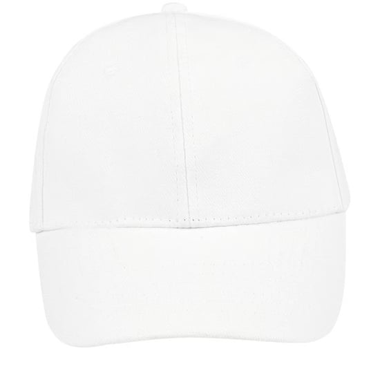 SOLS Buffalo 6 panel baseballpet (Wit) - Image 1