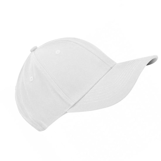 Beechfield EarthAware 6 Paneel Organic Katoenen Baseball Cap (Wit) - Image 2