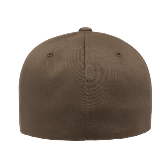 Flexfit Wollige gekamde muts (Bruin) - Image 3