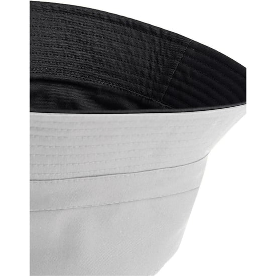 Beechfield Unisex omkeerbare emmerhoed voor volwassenen (Zwart/lichtgrijs) - Image 3