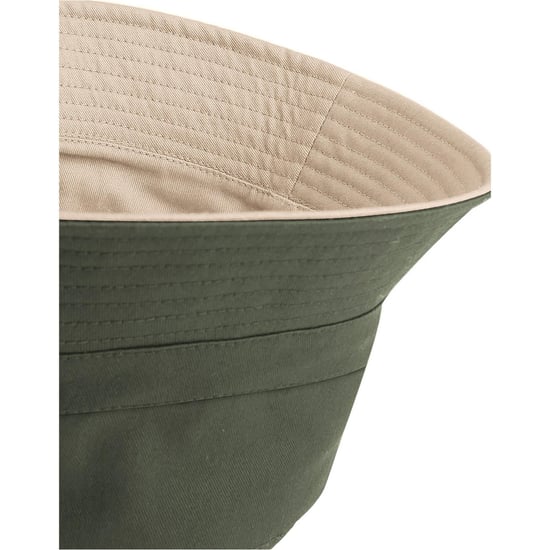 Beechfield Unisex omkeerbare emmerhoed voor volwassenen (Olijf/steen) - Image 3