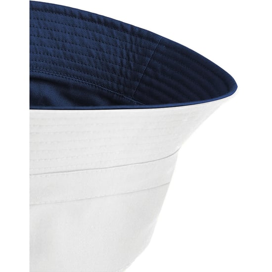 Beechfield Unisex omkeerbare emmerhoed voor volwassenen (Franse marine / Wit) - Image 3