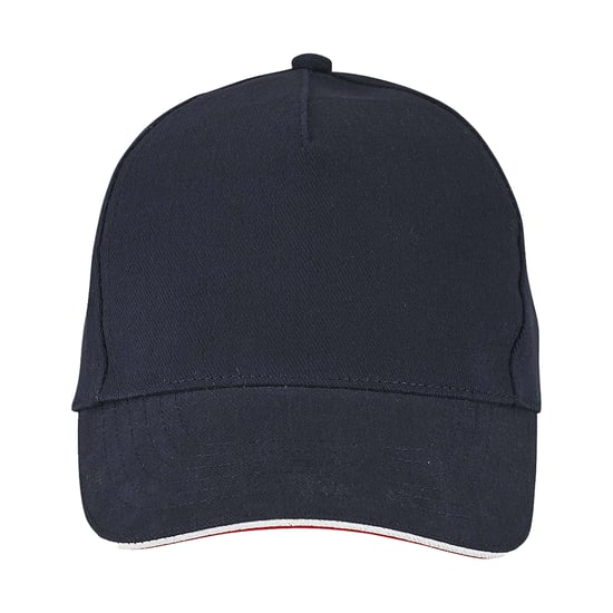 SOLS Longchamp Contrast Baseball Cap (Franse marine) - Image 1