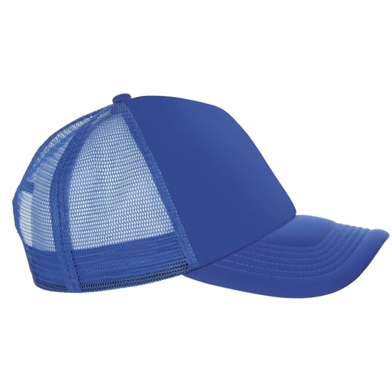 SOLS Bubble Colour Block Baseball Cap (Koningsblauw) - Image 3