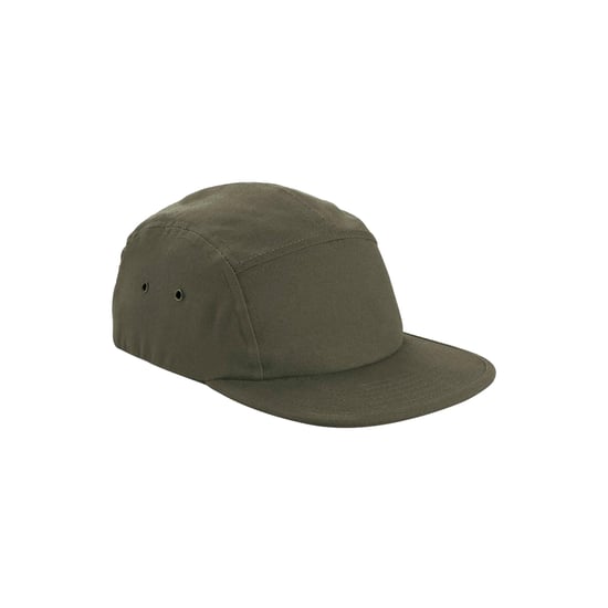 Beechfield Canvas 5-paneel baseballpet voor volwassenen (Olijf) - Image 1